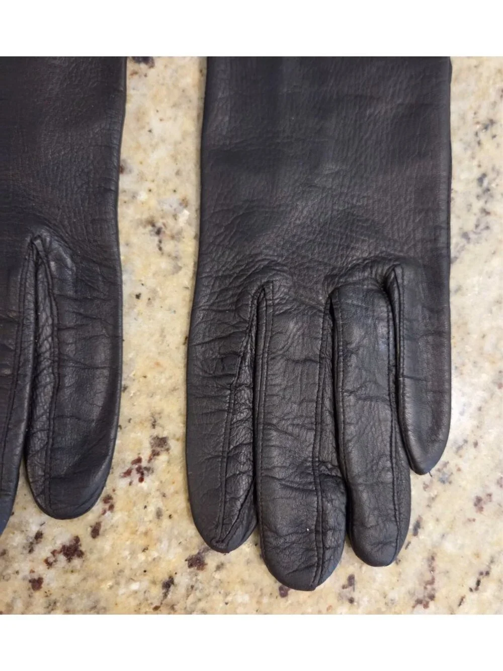 Vintage Womens Size S Dark Brown Leather Formal 13.5
